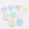 Makeup Mirror Pocket Portable Folding Double-sided Mirror Heart Mini Cosmetic Gril Tool Compact Small Pocket Female Gift