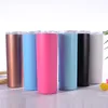 20oz Skinny Tumbler Double Wall Slim Car Travel Cups Stainless Steel Wine Tumblers Home Office Drinking Cup