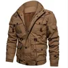 Homens de inverno jaquetas de lã quente casaco com capuz térmico outerwear térmico macho jaqueta militar Mens marca marca tamanho grande casacos 201118