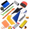 Foshio Car Goods Vinyl Wrap Tool Set Kit Magnet Squeegee PPF مكشطة ألياف الكربون في إطارات سكين النافذة