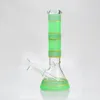 10 "소장 유리 비커 봉토 물 파이프 물 담뱃대 봉스 아이스 포수 5mm 두꺼운 흡연 오일 Dab rigs Bubbler 파이프 14mm 그릇