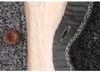 Zima Cardigan Mężczyzna Zagęścić Ciepła Wełna Cashmere Winter Coats Sweter Mężczyźni Odzież Odzież Rozmiar 4XL 5XL 6XL 7XL 211221