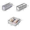 Underwear Storage Box Foldable Storage Bags Fabric Bra Socks Panty Organize Drawer Type Separation Arrange Boxes