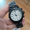 2021 Nya lyxiga herrklockor 1884 6 Needle Fashion Sport Quartz Watch Stop ReloJ Relogio Clock Wristwatches301J