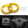 New Car Styling Steering Wheel Ring Case For Golf Polo CC Tiguan Passat Decoration Sticker Cover Acc