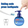 Removedor intensivo de manchas, creme dental branqueador, anti-sangramento nas gengivas para escovar os dentes LB 201214199M
