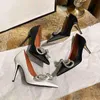 Sandals 2022 NEW Women Sexy Party Night Club Bow High Heels Shoes Lady Cute Silver Pumps Sweet 220303