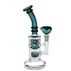 Klein Recycler Oil Rigs Cachimbos de água Beaker Bong Glass Water Bongs Smoke Glass Pipe Bubbler grande com junta de 14 mm