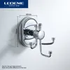 Ledeme Robe Hook Clothes Chrome Finish Elegant badrumsmaskinvara S Tillbehör Nail 3 S L19053 Y200108