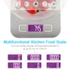 Balance de cuisine numérique alimentée par USB Balance 10kg 1g Balance alimentaire multifonction pour la cuisson Cuisson Ménage Peser Balance électronique 201211