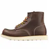Vintage Genuine Leather Men's work style boots