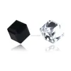 Crystal Magnet Stud oorbellen Diamond Cube Clip op oorringen voor vrouwelijke mannen Fijne mode sieraden Will en Sandy