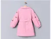 Casaco de roupa infantil de outono meninas inverno jaquetas de lã crianças morno outerwear moda criança bebê meninas princesa jaquetas 201155