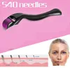 540 Nadeln Microneedle Roller für Gesicht Microneedling Beauty Schmerzlose Dermaroller Anti-Aging-Hautstraffung und Clooagen-Stimulationstherapie