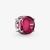 Nowy przylot 100% 925 Srebrny Srebrny Pink Owalny Charm Cabochon Fit Oryginalny Europejski Urok Bransoletka Modna Akcesoria 269m