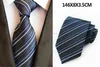 Mode Jacquard Stripes Shirt Business Suit Neck Ties Classic Heren Tie Silk Ntruit voor mannen Dress Will en Sandy Gift