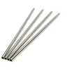 Rostfritt stål Straw Straw Praktisk Dricka Halm Lätt att rengöra Straw Metal Bar Familj Köksredskap Partihandel ZZC3451