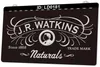 LD0181 J R Watkins Naturals 3D Grawerowanie LED Znak Whatle Retail2917668