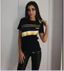 S-3XL T Shirt أفضل جودة نسائية TIRT SALE SALE SENECTER TEES Summer Tops Short Sleeve Ladies Club T Derts Black Blouse Tops Women