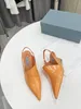 Dernières chaussures habillées résistantes à l'usure de la mode chaussures à boucle de voyage en arrière pour femmes 6,5 cm talons fins de luxe en cuir véritable sandales décoratives pour femmes 35-41