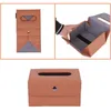 Boîtes à mouchoirs serviettes marque voiture agneau PU cuir sacs support mode magnétique Adsorption serviette boîte pour la maison Office1