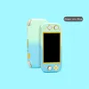 Nintendo Switch Lite Console의 최신 데이터 개구리 보호 케이스 하드 케이스 쉘 피부 믹스 다채로운 뒷면 커버