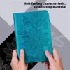 PU Leather Embossed Lotus Wallet Tablet Cases For Samsung Galaxy Tab A7 10.4 SM-T510 SM-T500 Flip Cover