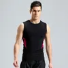 Quick Dry Running Vest Training Workout Sportswear Tank Top Fitness Compression Tights Gym Men Sport Sleeveless Man's Tops