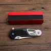 1pcs KS 8200 Assisted Open Flipper Folding Knife 8CR13 Satin Blade T6061 Hantera EDC Pocket Multi-Tool Knives