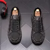 Comfort Fashion Trend Men Business Wedding Shoes Classic Luxury Designer Lace Up Casual Sneakers Round Toe Athletic Walking Laafers Y138