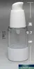 50 sztuk / partia 15ml PP Airless Pump butelka butelka, biała / czarna butelka balsam 0.5OZ,