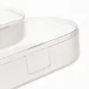 porte-savon transparent givré avec couvercle, boîte à savon portable avec éponge absorbante pour égoutter les voyages Simple et pratique ZZF13837