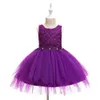 Western Style Summer Kid039S Princess Dress Wedding Flower Dressess Of Girl Multi Layer Mesh Fluffy Children039S klänning8593599