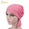 Colors Women Bubble Cotton Headscarf Chemotherapy Cap Cancer Chemo Hat Beanie Scarf Turban Wrap Hedging Caps B2911817227
