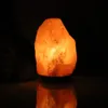 Lampada di qualità premium con cristallo ionico dell'Himalaya e roccia di sale con cavo dimmer, interruttore, presa americana, 1-2 kg, naturale