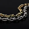 New Fashion 68mm 18inch Gold Silver ColorsLink Chain Necklaces for Men Women Nice Gift73143263426256