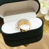 Pretty mutli layer pearl rings fashion sparkling luxury designer diamond zirconia copper band rings for women girls open size adjustable