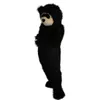 Maskottchen-Kostüme, schwarzer Fursuit, niedliches Plüschbär-Maskottchen-Kostüm, Unisex, Tier-Rollenspiel, Fuesuit-Kostüm, Cartoon-Charakter-Kostüm