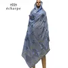 Foulards 2021 femmes africaines 100% coton écharpe musulman Hijab écharpes grande taille pour châles prier châles1