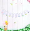 Easter Pull Flag Pull Bunting Banner Dekoracja impreza Smart Easter Bunny Flag Flag Flag Układ wielkanocny Zyy189