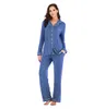 Mulheres Inverno Outono Sleepwear Moda Casa Serviço Womens Pajamas Define Casual Confortável Sleep Ternos Atacado