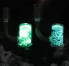 Quartz Banger unha balde fumar tubulações com brilho em luminosos escuros térmicos térmicos térmicos ferramenta para cachimbo de água