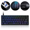 Teclados GK61 61 Teclado -teclado Mecânico USB LED com Wired LED LIGADO EXTRAGEM GAMING PAR