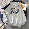 My Hero Academia Friends Print Hoodie Man Loose Anime Sweatshirt Winter Pocket Hip Hop Streetwear Fashion Mens Hoodies Clothes H1227