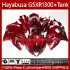 1300cc Hayabusa för SUZUKI GSX-R1300 GSXR-1300 GSXR 1300 CC 74NO.21 GSXR1300 1996 1997 1998 1999 2000 2001 GSX R1300 2002 2003 2004 2005 2006 2007 Fairing Candy Red Stock