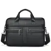 Briefcases Business Men's Large Tote Bag Genuine Leather Messenger Bags Laptop Briefcase Office For Men 20211280r