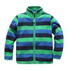 -vente SpringAutumn Enfants Enfants Garçon fille hoodies Bébé Garçons filles rayure polaire vestes et manteaux enfants garçons sweat LJ201216