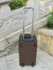 Может ли пользовательский коричневый цветочный чехол для путешествия перевозка портфель ручка сетки багажные сумки сумки сумки сумки кошелек багажник