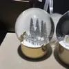 Boule de cristal de styliste, cadeaux de Saint-Valentin pour femmes, boule de cristal, globe en verre, arts de Noël, boule de flocon de neige, cadeaux de Noël XD20047