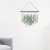 Decorative Flowers & Wreaths Bathroom Decor Artificial Eucalyptus Wall Hanging Decoration-Fake Leaf Green Farmhouse